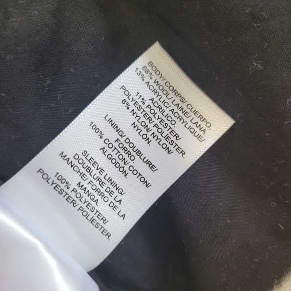 LUCKY BRAND Wool Blend Fringe Buffalo Check Jacket - Picture 11 of 14